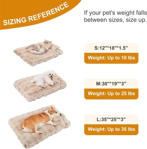 سرير كلب متوسط ​​الحجم من Jiupety للقفص، مرتبة مع وسادة للكلاب لقفص الكلاب الصغيرة، سرير للكلاب الصغيرة على شكل كعكة. وسادة قفص للكلاب متوسطة الحجم يصل وزنها إلى 35 رطلاً، مقاس L (35 بوصة × 25 بوصة × 3 بوصات)، باللون الأخضر. in Kuwait