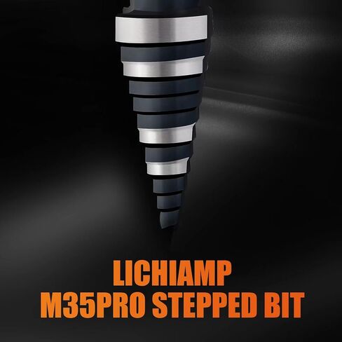 مجموعة لقم الثقب من لانجسكيب، لقم مثقاب فولاذية عالية السرعة M35 مخددة مزدوجة لحفر الثقب في الفولاذ المقاوم للصدأ والنحاس والألمنيوم والخشب والبلاستيك in Kuwait