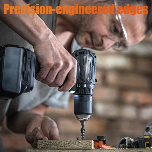 مجموعة لقم الثقب من لانجسكيب، لقم مثقاب فولاذية عالية السرعة M35 مخددة مزدوجة لحفر الثقب في الفولاذ المقاوم للصدأ والنحاس والألمنيوم والخشب والبلاستيك in Kuwait