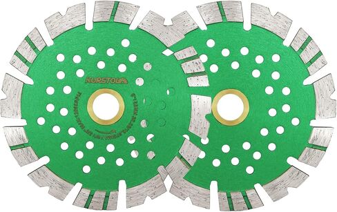 KURSTOL Granite Diamond Cutting Blade - 5"/125mm Dry Concrete Cutting Disc for Reinforced Concrete Masonry Stone Quartz Angle Grinder Saw Blade with a Reducer Washer 7/8"-5/8" in Saudi Arabia