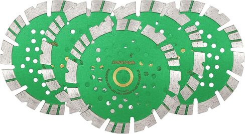 KURSTOL Granite Diamond Cutting Blade - 5"/125mm Dry Concrete Cutting Disc for Reinforced Concrete Masonry Stone Quartz Angle Grinder Saw Blade with a Reducer Washer 7/8"-5/8" in Saudi Arabia