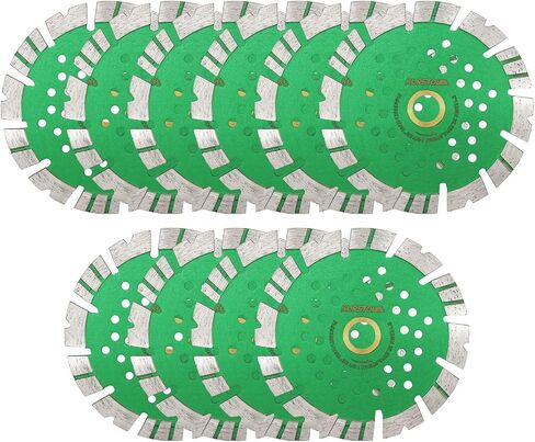 KURSTOL Granite Diamond Cutting Blade - 5"/125mm Dry Concrete Cutting Disc for Reinforced Concrete Masonry Stone Quartz Angle Grinder Saw Blade with a Reducer Washer 7/8"-5/8" in Saudi Arabia