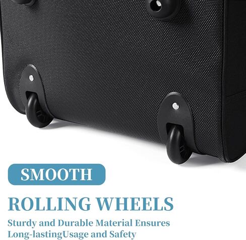 حقيبة سفر Gloserin للجولف مع عجلات، غطاء سفر خفيف الوزن ومحمول لنادي الجولف مثالي لشركات الطيران، 900D أكسفورد عالي التحمل مقاوم للاهتراء، ناعم الجوانب قابل للطي لسهولة التخزين in Kuwait