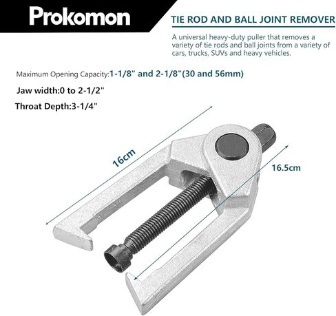 Prokomon 5 قطع فاصل مفصل كروي، أداة سحب ذراع بيتمان، مجموعة أدوات طرفية لقضيب الربط لخدمة الواجهة الأمامية، مجموعة إزالة الفاصل in Kuwait