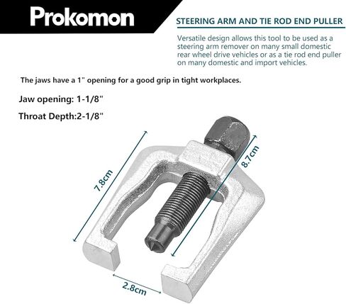 Prokomon 5 قطع فاصل مفصل كروي، أداة سحب ذراع بيتمان، مجموعة أدوات طرفية لقضيب الربط لخدمة الواجهة الأمامية، مجموعة إزالة الفاصل in Kuwait