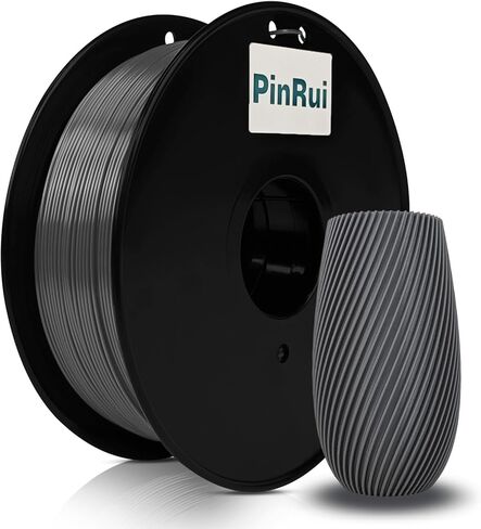 PinRui PLA خيوط حرير 1.75 مم 1 كجم، خيوط طابعة PLA ثلاثية الأبعاد، طباعة سلسة بدون اعوجاج، دقة الأبعاد +/- 0.03 مم، تناسب معظم طابعات FDM، بورجوندي (أحمر داكن) in Kuwait