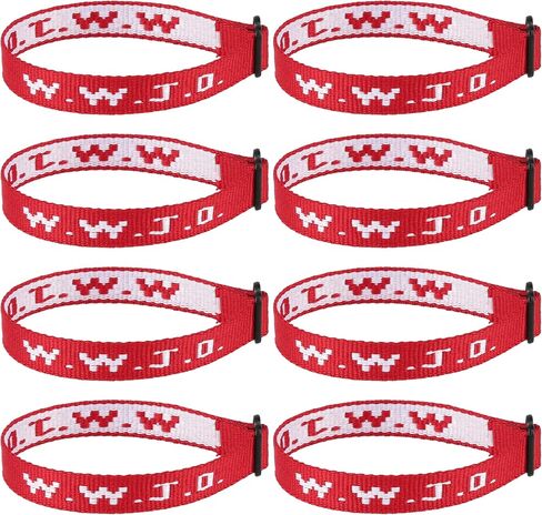 Meajjew 8PCS WWJD Bracelet Pack for Women Men, Christian Gifts Adjustable Wristbands, WWJD Jesus Bracelets Bulk - What Would Jesus Do Bracelet in Saudi Arabia