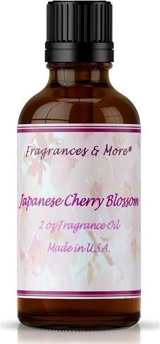 عطور وأكثر - زيت عطري بزهر الكرز الياباني لصنع الشموع 2 أونصة. (60 مل) روائح الشموع لصنع الشموع. زيت معطر للمنزل. الزيوت العطرية لصناعة الصابون. الزيوت العطرية. in Kuwait