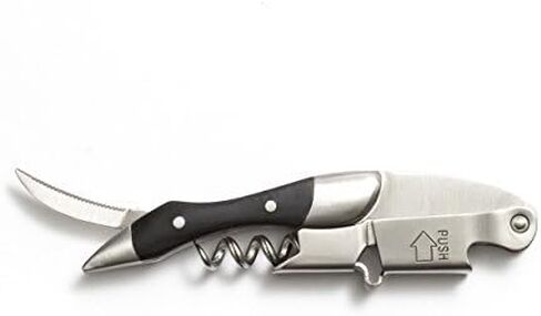 فتاحة زجاجات النبيذ من Prestige Waiters من Coutale Sommelier - خشب الورد - فتاحة النبيذ ذات الرافعة المزدوجة الحاصلة على براءة اختراع فرنسية - مفتاح يدوي رائع للسقاة والهدايا in Kuwait