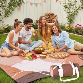 Waterproof Beach Blanket Picnic Outdoor Camping Mat Oversized Extra Large Foldable Sandproof Sand Free Resistant Big XL Giant Towel Hawaii Honeymoon Essentials Women Summer Must Have Vacation Gift in Kuwait