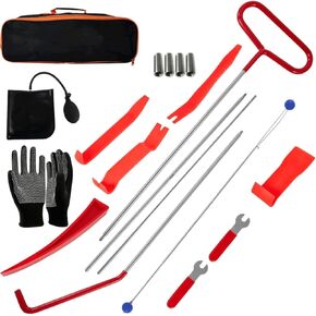 HIGH & SKY Car Tool Kit – Solid Steel Rod 68 Inch with Air Wedge & Pump | Multipurpose Car Repair Tool Kit for Vehicles, Home & Garage Use in Saudi Arabia
