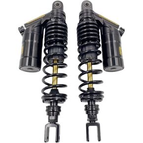 Customizable dual-adjustable rear shock absorber for Rising 368D E M K G Compatible With Yamaha XMAX300 PCX16 UHR150 watercraft(Black360mm) in Saudi Arabia