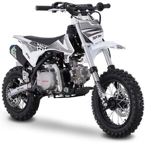 SYX MOTO 110cc Dirt Bike Teens 12+yrs,Automatic Transmission Electric Start 4-Stroke Gas Power Pit Bikes Youth Dirt Pitbike,Semi-auto Clutch,12"/10" Tires, Ideal Gift for Boys/Girls in Saudi Arabia