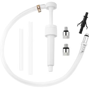 Transmission Fluid Pump Kit with 3/8" Swivel,Lower Unit Gear Oil Pump Kit Includes 8mm & 10mm Adapters/Suction Tube,Multi-Purpose Differential Fluid Pumps Kits for Oil Transfer in Kuwait