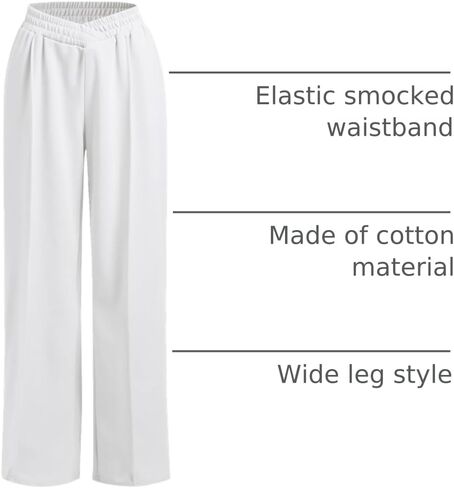 ODIZLI Women's High Waist Wide Leg Pants Casual Trousers Sweatpants Lounge Wear Fashion in Saudi Arabia