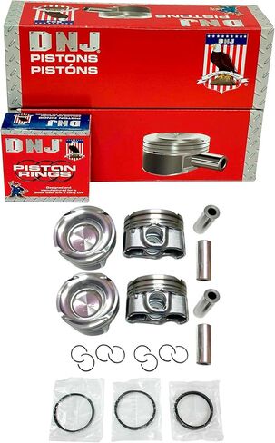 DNJ PRK4307 Piston and Ring Set for 2013-2020 Hyundai, Kia Forte5, Veloster, Elantra 1.6L L4 16V DOHC 1591cc in Saudi Arabia