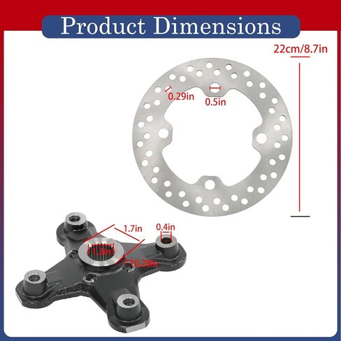 Front Rear Wheel Hub Brake Studs Replacement for 250300643 705501264 250300048 Replacement for Can Am Outlander 450 500 570 650 800 850 1000 in Saudi Arabia