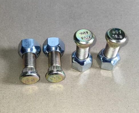 4PCS Front Wheel Bolt Lug Studs 103477901 & Lug Nuts Compatible with Club Car DS Golf Cart Gas Electric 1982-up & Carryall, 2004-2024 Club car Precedent in Saudi Arabia