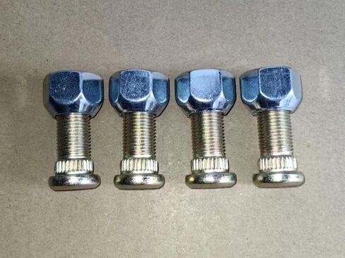 4PCS Front Wheel Bolt Lug Studs 103477901 & Lug Nuts Compatible with Club Car DS Golf Cart Gas Electric 1982-up & Carryall, 2004-2024 Club car Precedent in Saudi Arabia