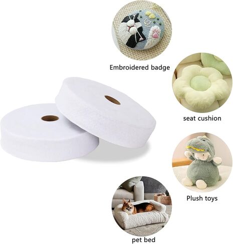 حشو اللحف - 2 لفات من شرائط الصوف المصنوعة من مزيج القطن (2 1/4 بوصة) على لفة، إجمالي 70 ياردة لسجاد جيلي رول، وسجاد الرمي، والسجاد المضفر in Kuwait