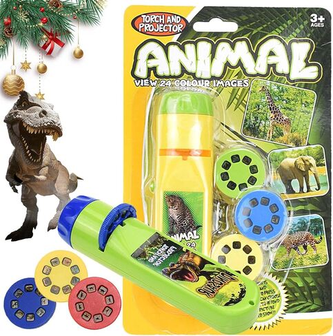 Dinosaur Projector Flashlight, Portable Dinosaur Projector Flashlight, Night Light Technology Toy, 24 Dinosaurs, Projectable onto Walls, Ceilings, Tents (Dinosaur) in Saudi Arabia