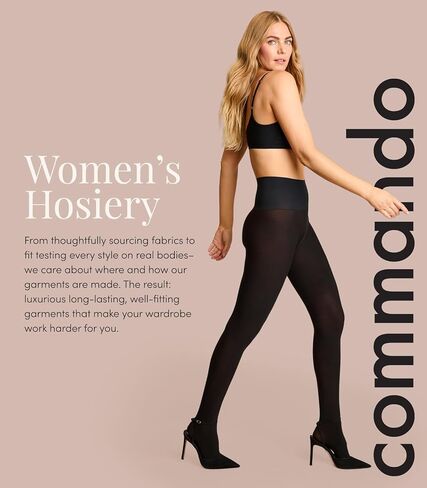 Commando The Keeper Sheer Control Tights - HCK10T01 (XL, Light Nude) in Saudi Arabia