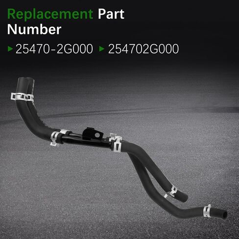 25470-2G000 مجموعة أنبوب تبريد زيت المحرك مناسبة لشركة Hyundai Santa Fe 2010-2016 Tucson 2010-2015 Sonata 2011-2014 لكيا سبورتاج 2011-2016 أوبتيما سورينتو، خرطوم تجاوز مبرد المحرك #254702G000 in Kuwait