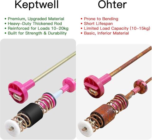 【2025 Upgraded】DC97-16350U DC97-16350V DC97-16350T Washer Suspension Rods for Samsung WA50R5200AW/US WA45N3050AW/A4 WA50R5400AV/US WA45T3200AW/A4 WA50R5400AW/US,Replace DC97-16350S DC97-05280W in Kuwait