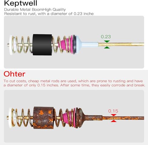 【2025 Upgraded】DC97-16350U DC97-16350V DC97-16350T Washer Suspension Rods for Samsung WA50R5200AW/US WA45N3050AW/A4 WA50R5400AV/US WA45T3200AW/A4 WA50R5400AW/US,Replace DC97-16350S DC97-05280W in Kuwait