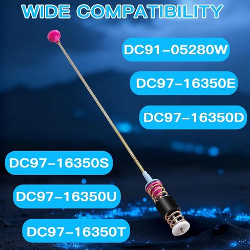 【2025 Upgraded】DC97-16350U DC97-16350V DC97-16350T Washer Suspension Rods for Samsung WA50R5200AW/US WA45N3050AW/A4 WA50R5400AV/US WA45T3200AW/A4 WA50R5400AW/US,Replace DC97-16350S DC97-05280W in Kuwait