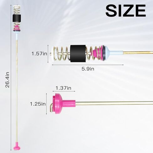 【2025 Upgraded】DC97-16350U DC97-16350V DC97-16350T Washer Suspension Rods for Samsung WA50R5200AW/US WA45N3050AW/A4 WA50R5400AV/US WA45T3200AW/A4 WA50R5400AW/US,Replace DC97-16350S DC97-05280W in Kuwait