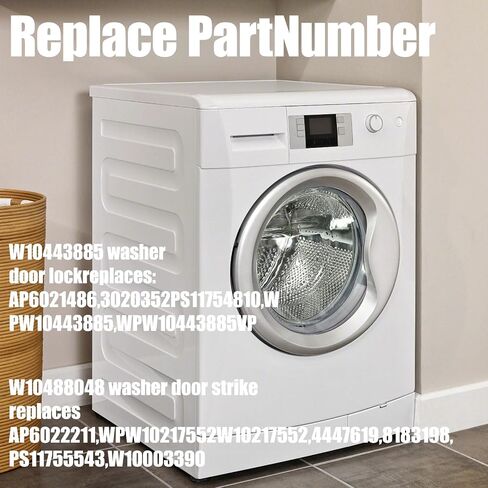 Suitable for W10253483, suitable for front load washer, door lock assembly, washing machine parts in Saudi Arabia