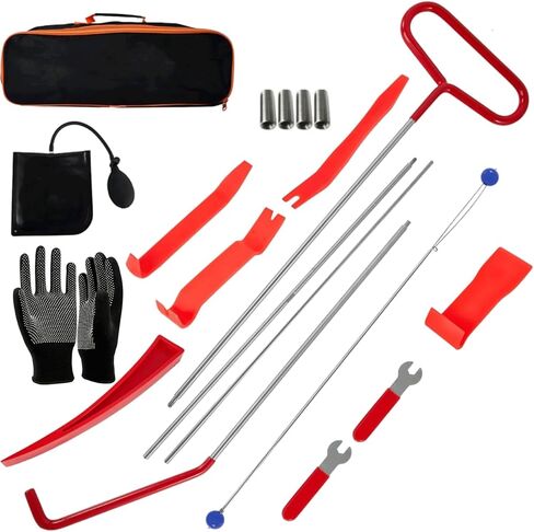 HIGH & SKY Car Tool Kit – Solid Steel Rod 68 Inch with Air Wedge & Pump | Multipurpose Car Repair Tool Kit for Vehicles, Home & Garage Use in Saudi Arabia