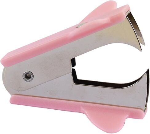 Staples Remover Tool, Metal Staple Puller with Ergonomic Handle for Office Documents Finance Paperwork Efficient Removal (Pink) in Saudi Arabia