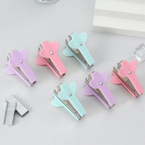 Staples Remover Tool, Metal Staple Puller with Ergonomic Handle for Office Documents Finance Paperwork Efficient Removal (Pink) in Saudi Arabia