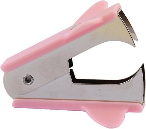 Staples Remover Tool, Metal Staple Puller with Ergonomic Handle for Office Documents Finance Paperwork Efficient Removal (Pink) in Saudi Arabia