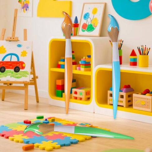 3pcs Inflatable Paint Brushes, Giant Inflatable Paint Brushes Funny Back to School Crayons Balloons Art Themed Splatter Pencil Decorations Suitable for Swimming Pool Party Room Classroom Garden Decor in Saudi Arabia