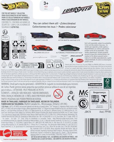 Hot Wheels Premium Car Culture Collectible Toy Car, 1:64 Scale Die-Cast McLaren Solus GT, Eurospeed Vehicle with Real Riders Tires in Saudi Arabia