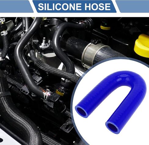 Silicone Coolant Hose - High-Temperature & Corrosion-Resistant, Universal Fit for Cars, Trucks, Motorcycles - Engine Cooling System, Oil, Brake Fluid Transfer (1PC) (Blue,25 * 0.98) in Saudi Arabia