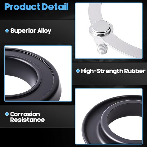 2 قطعة جلبة عازل زنبركية أمامية تناسب دودج رام 1500 2500 3500 1994-2013 استبدال عازل زنبركي لفائف لـ 52038105 52037719AC K160015 (قطعتان) in Kuwait