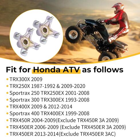 M MATI 2 قطعة محور عجلات خلفي لهوندا Sportrax 250 300 400 TRX250EX TRX300EX TRX400EX 1993-2008 TRX450R TRX450ER 2004-2014 TRX250X TRX300X TRX400X 42410-HN6-A20 42610-HP1-000 42610-HP1-600 in Kuwait