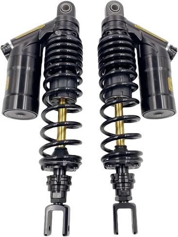 Customizable dual-adjustable rear shock absorber for Rising 368D E M K G Compatible With Yamaha XMAX300 PCX16 UHR150 watercraft(Black360mm) in Saudi Arabia