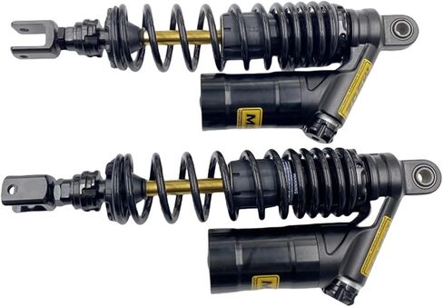 Customizable dual-adjustable rear shock absorber for Rising 368D E M K G Compatible With Yamaha XMAX300 PCX16 UHR150 watercraft(Black360mm) in Saudi Arabia