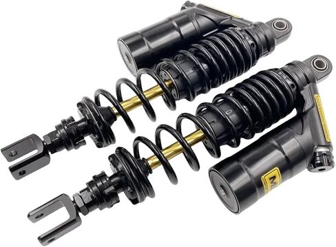 Customizable dual-adjustable rear shock absorber for Rising 368D E M K G Compatible With Yamaha XMAX300 PCX16 UHR150 watercraft(Black360mm) in Saudi Arabia