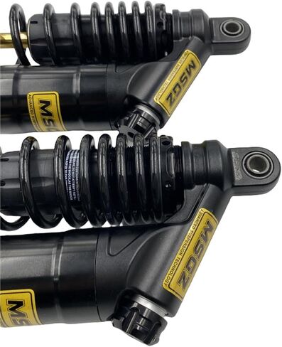 Customizable dual-adjustable rear shock absorber for Rising 368D E M K G Compatible With Yamaha XMAX300 PCX16 UHR150 watercraft(Black360mm) in Saudi Arabia