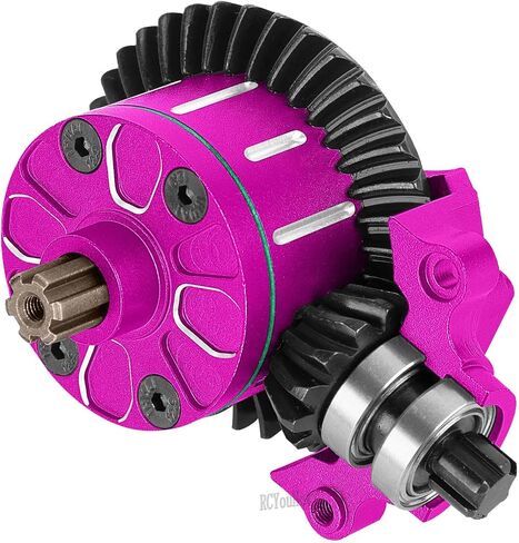 RC Upgrade Parts (2PCS) 37T/13T Diff Gear for 1/10 Kraton Outcast Senton Vorteks Bigrock Granite 3s,1/8 Infraction Typhon Vendetta 3S.Full Metal Differ Set Hops Up.Pink in Saudi Arabia