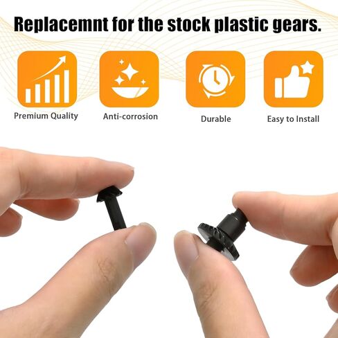 قطعتان من تروس المحاور 10T/24T Underdrive حلزونية أمامية/خلفية طقم تروس من الفولاذ الصلب المتوافق مع سيارة زاحفة 1/18 Traxxas TRX4M RC (أسود) in Kuwait