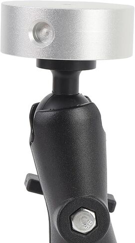 Fafeicy Universal Roof Mount Adapter Kit, Aluminum Alloy Tripod Adapter with Adjustable Clamp and Threaded Hole for Mini Antenna, for Car Roof Rack RV Motorcycle Yacht Pole in Saudi Arabia