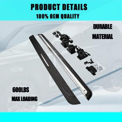 US Stock 2PCS Deployable Running Board fits for Range Rover LWB 2023 2024 2025 2026 Electric Extended Running Board E-Power Side Step Retractable Side Step Nerf Bar in Saudi Arabia
