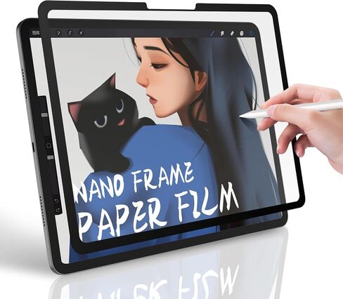 واقي شاشة ورقي لجهاز iPad Pro 11 بوصة 2024 M4 قابل للإزالة لجهاز iPad Pro 11 واقي شاشة غير لامع مضاد للوهج وقابل لإعادة الاستخدام مثل الورق in Saudi Arabia